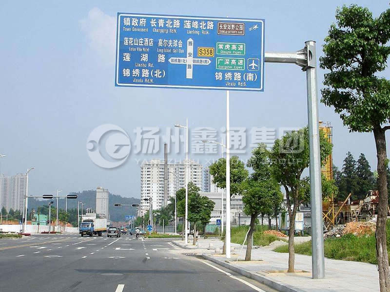 BZG-008，交通標(biāo)志桿，八棱交通標(biāo)志桿