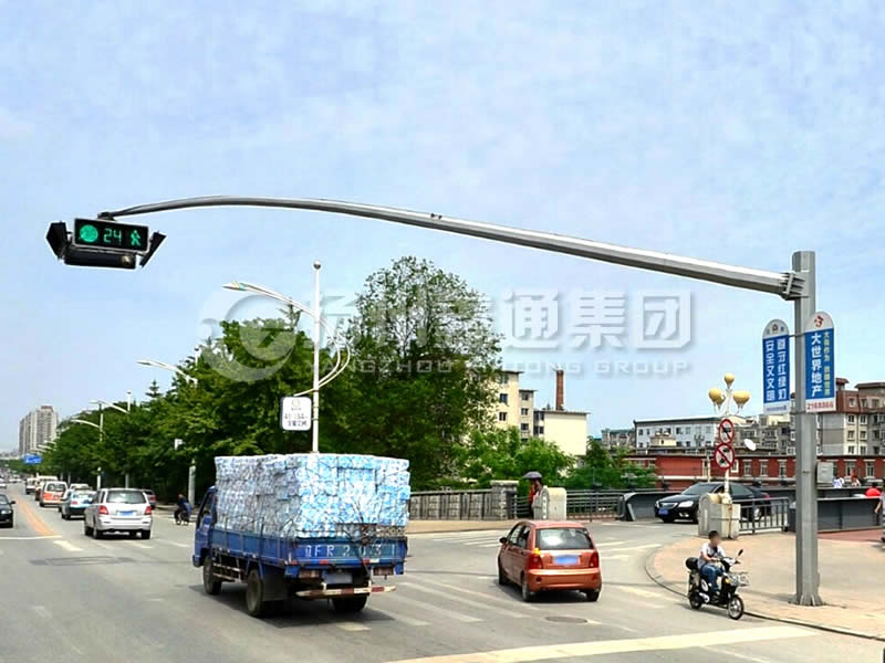 XHDG-048，吊籠式信號燈桿，吉林信號燈桿