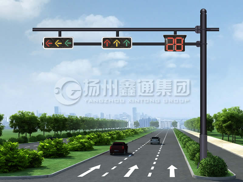XHDG-061，F(xiàn)型信號(hào)燈桿，晉中信號(hào)燈桿